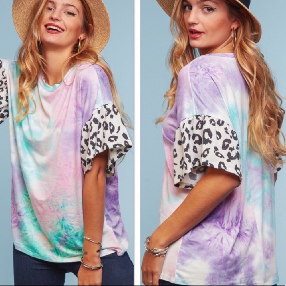 Nwt! HP! Tie dye soft tee